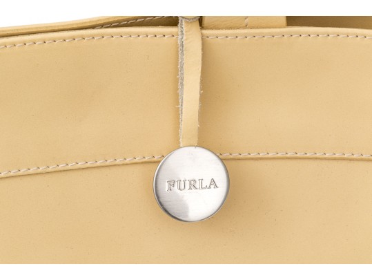 Furla Handsome Leather Top Tote Handle Bag