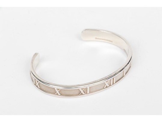 Tiffany & Co. Sterling Silver Fabulous Atlas Motif Cuff Bracelet