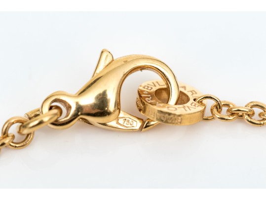 Bulgari 18k Yellow Gold Stunning Astrale Cherchi Colored Stone And Diamond Necklace