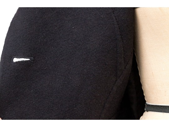 Sonia Bogner Black Wool And Angora Blazer Size 8