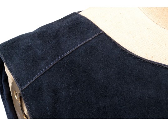 Hobbs, London Blue Suede Sleeveless Sheath Dress, Slze 10