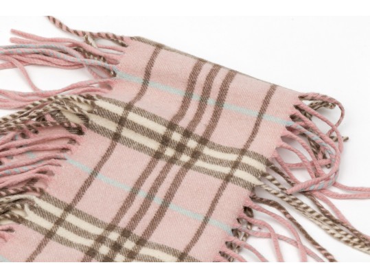 Burberry Cheerful Pink, Blue And Brown Plaid 53