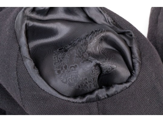 Sonia Bogner Black Wool And Angora Blazer Size 8