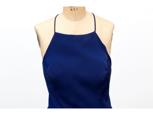 Shoshanna Bold Color Block Floor Length Dress