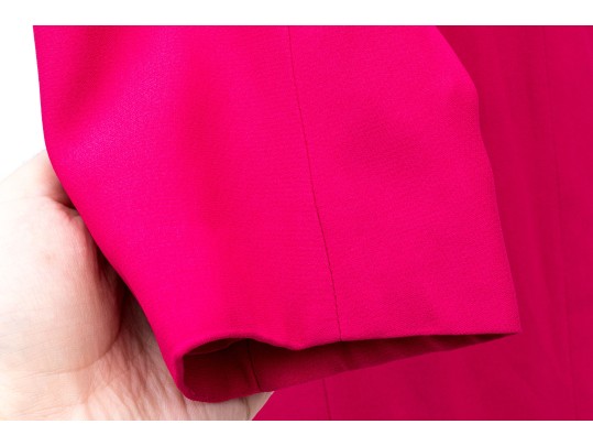 Myrene De Premonville, Paris Dark Pink Scarab Button Dress