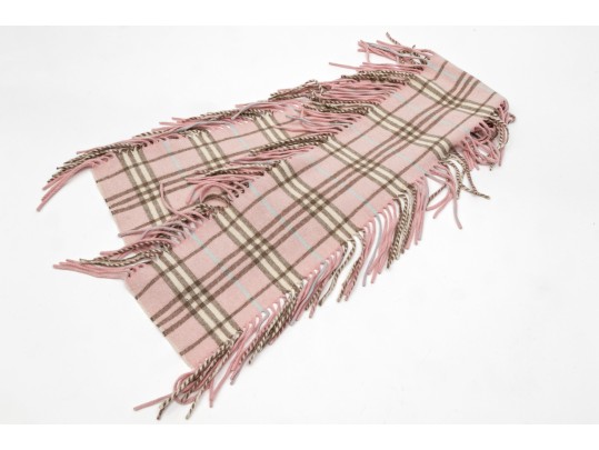 Burberry Cheerful Pink, Blue And Brown Plaid 53