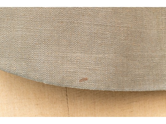 Giorgio Armani Vintage Black Label Tan Linen Button Front Blazer