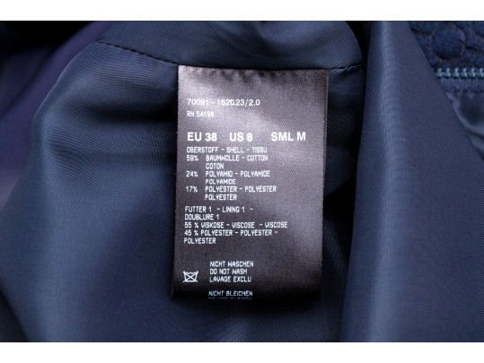 Bognar Blue Sleeveless Sheath Dress, Slze 8