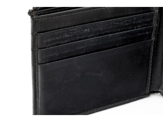 Gucci Vintage Black Leather Wallet