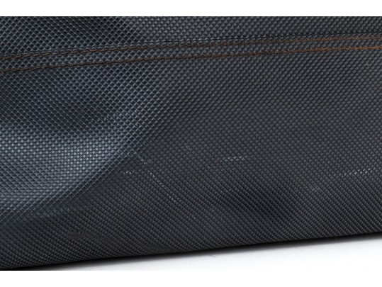 Bottega Veneta Black Canvas And Brown Leather Tote Style Shoulder Bag