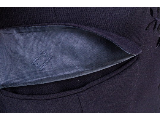 Escada Margaretha Ley Embroidered Collared Blazer, Size 40