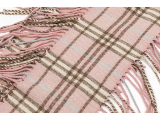 Burberry Cheerful Pink, Blue And Brown Plaid 53