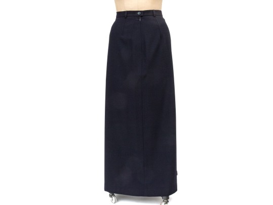 Escada Margaretha Ley Classic Blue Wool Pants, Slze 36
