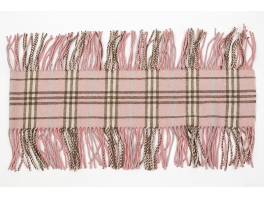 Burberry Cheerful Pink, Blue And Brown Plaid 53