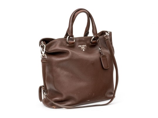 Prada Vitello Daino Tote Bag, Authenticated