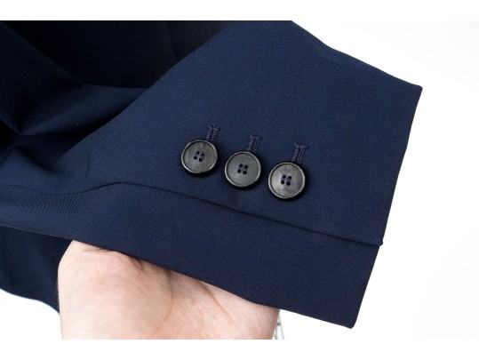 Emporio Armani Classic Navy Blue Double Breasted Blazer