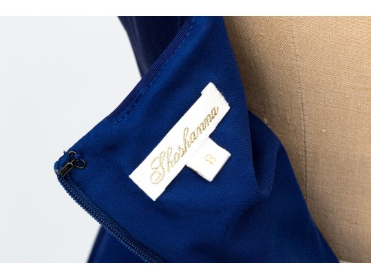 Shoshanna Bold Color Block Floor Length Dress