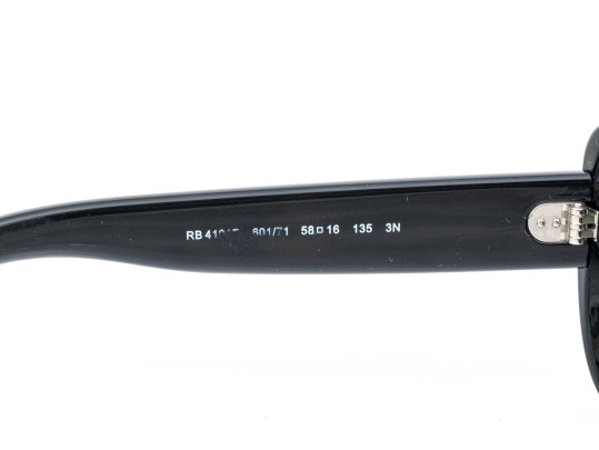 Ray-Ban Stylish Black Oversized Acrylic Sunglasses