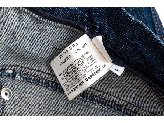 Armani Collezioni Blue Denim Jeans, Slze 10