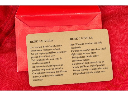 Rene Caovilla Stunning Black And Silver Rhinestone Slingbacks, Size 41, With Box