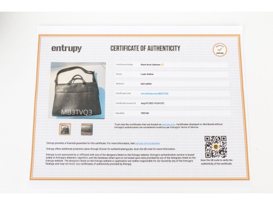 Louis Vuitton Black Epi Leather Top Zip Top Handle Briefcase, With Strap, Authenticated