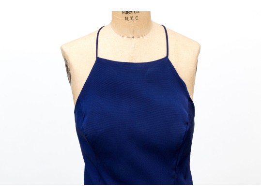 Shoshanna Bold Color Block Floor Length Dress