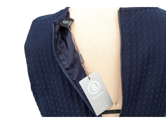 Bognar Blue Sleeveless Sheath Dress, Slze 8