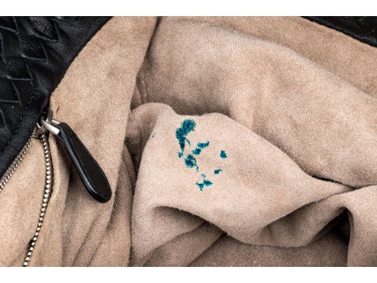 Bottega Veneta Fabulous Ultra Large Black Woven Leather Tote Bag, With Mirror