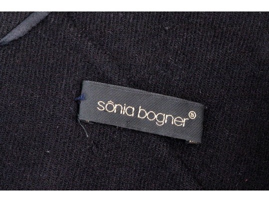 Sonia Bogner Black Wool And Angora Blazer Size 8