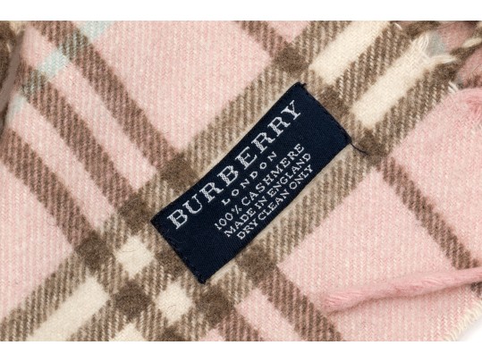 Burberry Cheerful Pink, Blue And Brown Plaid 53