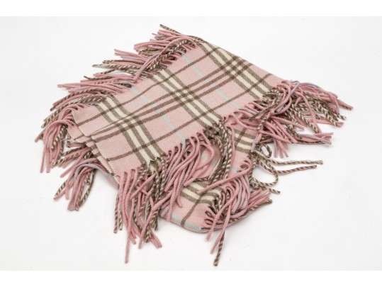 Burberry Cheerful Pink, Blue And Brown Plaid 53