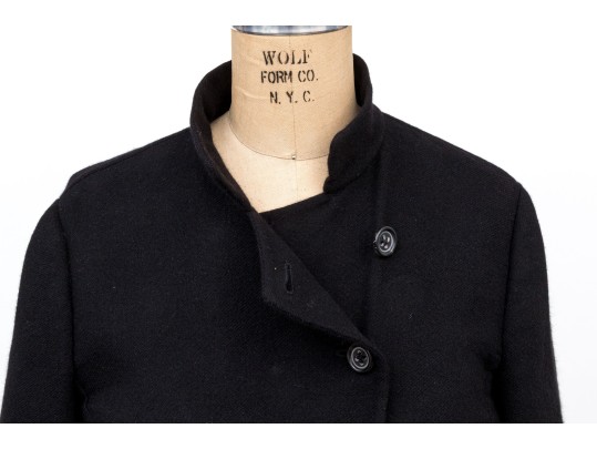 Sonia Bogner Black Wool And Angora Blazer Size 8