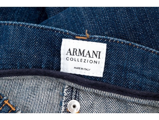 Armani Collezioni Blue Denim Jeans, Slze 10