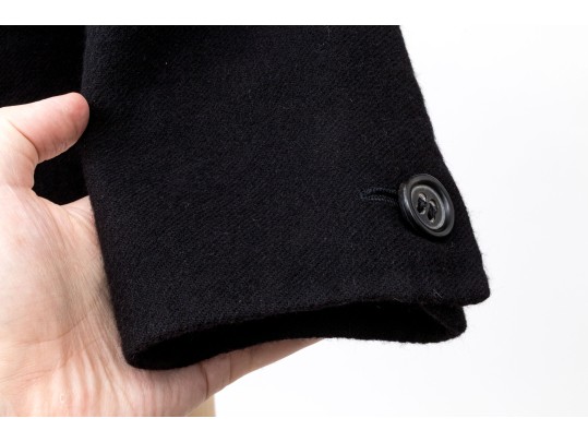 Sonia Bogner Black Wool And Angora Blazer Size 8