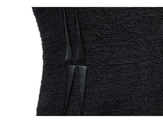 Armani Collezioni Black Boucle Sleeveless Sheath Dress, Slze 10