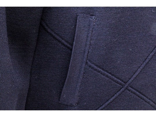 Escada Collared Wool Knit Blazer, Size 42