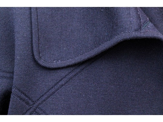 Escada Collared Wool Knit Blazer, Size 42