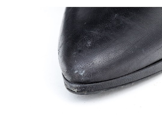 Collection Of Two Pairs Of Black Stuart Weitzman Boots, Leather And Suede, Size 10