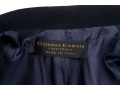Donna Karan Vintage Classic Blue Wool Button Front Blazer, Size 8