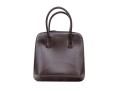 Giorgio Armani Handsome Brown Leather Top Handled Bag