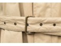 Giorgio Armani Classico Vintage Tan Oversized Belted Trench Coat, Size 42