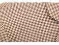 Giorgio Armani Classico Tan And Brown Houndstooth Three Button Blazer, No Size Tag