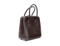 Giorgio Armani Handsome Brown Leather Top Handled Bag
