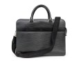 Louis Vuitton Black Epi Leather Top Zip Top Handle Briefcase, With Strap, Authenticated