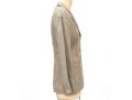 Giorgio Armani Vintage Black Label Tan Linen Button Front Blazer
