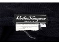 Salvatore Ferragamo Navy Blue Knit Wool Button Front Sweater, Size M