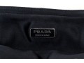 Prada Beautiful Black Silk Zip Top Cosmetics Bag, Authenticated
