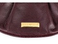 Giorgio Armani Lovely Burgundy Top Handled And Chain Motif Shoulder Purse