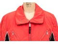 Bogner Red And Black Embroidered Zip Front Ski Jacket