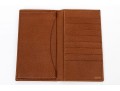 Gucci Handsome Brown Leather Billfold And Credit Card Holder